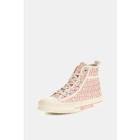 Guess Women's Colyn Logo High Top Pink in White | Size: 5