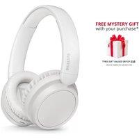 Philips TAH5209 5000 Series Over-ear Wireless BT Headphones Noise Isolation in White