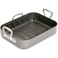 MasterClass Non-Stick Roasting Pan with Handles in Dark Grey