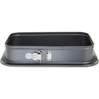 Orsina Versatile Non Stick Rectangular Cake Tin, Durable Cake Tin For Cooking, Easily Removed Baking Tin For Kitchen in Black