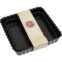 Orsina Non Stick Coated Set Of Two Fluted Cake Tins, Versatile Large Tins For Cake Baking, Fluted Design Baking Tin in Black