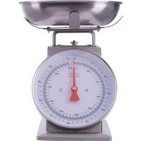 Orsina Versatile 5kg Grey Retro Kitchen Scale, Premium Constructed Kitchen Scale, Iron Constructed Baking Scale