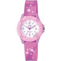 Q&Q VQ96J020Y 35mm Quartz Watch in Pink