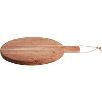 Orsina Socorro Small Round Acacia Wood Board in Natural