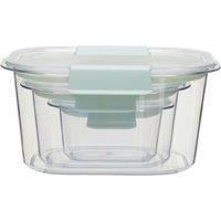 Orsina Sturdy Set Of Three Storage Boxes, Airtight Seal Storage Container, Hinge Locking Plastic Storage For Kitchen