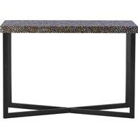 Orsina Stunning Mosaic Rectangular Console Table, Durable Sofa Table For Livingroom, Long Lasting Console Table in Black