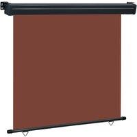 Balcony Side Awning 170x250 cm Brown