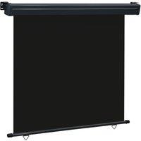Berkfield Home Balcony Side Awning 160x250 cm Black