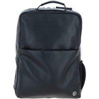Brampton London 'Explorer' Real Leather Backpack in Black
