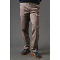 Maine Men's Premium Chino Trousers in Taupe | Size: 38R