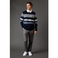 Maine Men's Premium Chino Trousers in Grey | Size: 38S