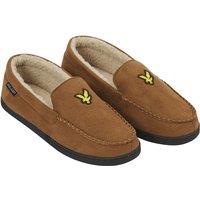 Lyle & Scott Men's Aspen Slippers Dark Brown | Size: Large