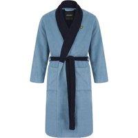 Lyle & Scott Men's Adrian Dressing Gown Coronet Blue - Peacoat | Size: XL