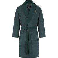 Lyle & Scott Men's Adrian Dressing Gown Climbing Ivy/Pine Grove in Green | Size: Large