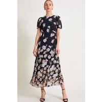 Monsoon Women's Rosa Maxi Dress in Black | Size: 10