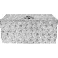 Monstershop Aluminium Tool Box 70L - Large in Silver