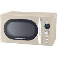 Hamilton Beach 20L Retro Cream Microwave