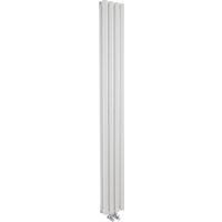 Balterley Embrace Compact Vertical Double Panel Radiator 1800x236mm, Gloss White