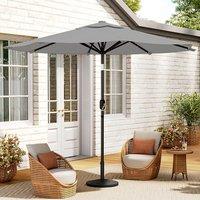 Outdoor Solar 24 LED Lights Patio with Crank for Patio Market with Base