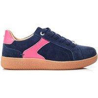 Moda In Pelle Women's 'Allette' Suede New Trainers in Navy | Size: 3