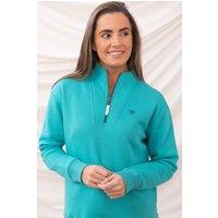 Lighthouse Clothing Women's Coral Cotton Rich Brushed Jersey in Teal | Size: 18