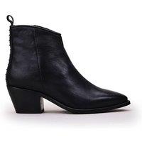 Moda In Pelle Women's 'Maevie' Leather Ankle Boots in Black | Size: 3