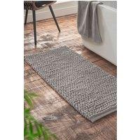 Bianca 'Aspen Bobble' Bath Runner in Grey