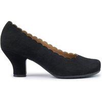 Hotter Women's Wide Fit 'Jive' Court Shoes in Black | Size: 4