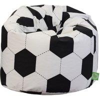 Bean Lazy Cotton Football Bean Bag Large Size in White