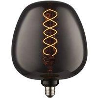 Loops 4W E27 Filament Lamp - Decorative Smoked Tinted Glass Light Bulb - Warm White