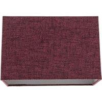 Happy Homewares Contemporary & Sleek Linen Fabric Lampshade in Purple | Size: 12 inches