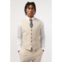 Blake Ecru Slim Waistcoat