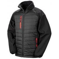 Result Men's Black Compass Padded Soft Shell Jacket | Size: 4XL