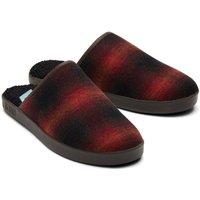 TOMS Men's Harbor Mule Slippers in Red | Size: 8