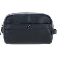'Aqualuxe' Real Leather Wash Bag