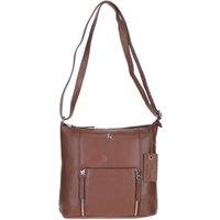'Donegal' Practical Real Leather Shoulder Bag