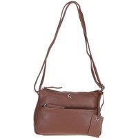 'Belfast' Compact Zip-Closure Leather Crossbody Bag