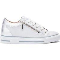 Moda In Pelle Women's 'Bramleigh' Leather New Trainers in White | Size: 3