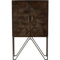 Orsina Handcrafted Cabinet, Mango Wood Constructed Storage Cabinet, Durable Design Sideboard Cabinet For Bedroom in Brown