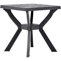 Bistro Table Anthracite 70x70x72 cm Plastic