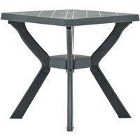 Berkfield Home Bistro Table Green 70x70x72 cm Plastic | Size: 70 x 70 x 72 cm