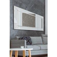 MirrorOutlet Horsley All Glass Modern Full Length Mirror 174 x 84 CM in Silver | Size: 1 Pack