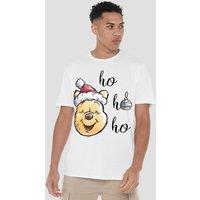 Disney Men's Ho Ho Ho T-Shirt in White | Size: XL