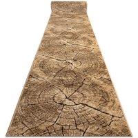 RugsX Karmel Tronko Runner in Brown | Size: 120 cm x 100 cm