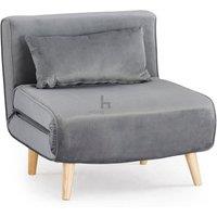 Home Detail Clover Single Sofa Bed in Light Grey