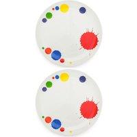 BlissHome Prue Leith Set of 2 Inky Splats Dinner Plate 28cm