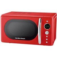 Hamilton Beach 20L Retro Red Microwave