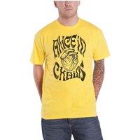 Alice In Chains Men's Transplant T-Shirt in Yellow | Size: Large