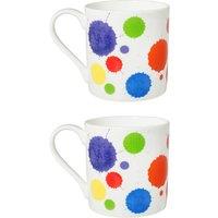 BlissHome Prue Leith Set of 2 Inky Splats Mug