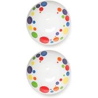 BlissHome Prue Leith Set of 2 Supper Bowl Inky Splats 21cm